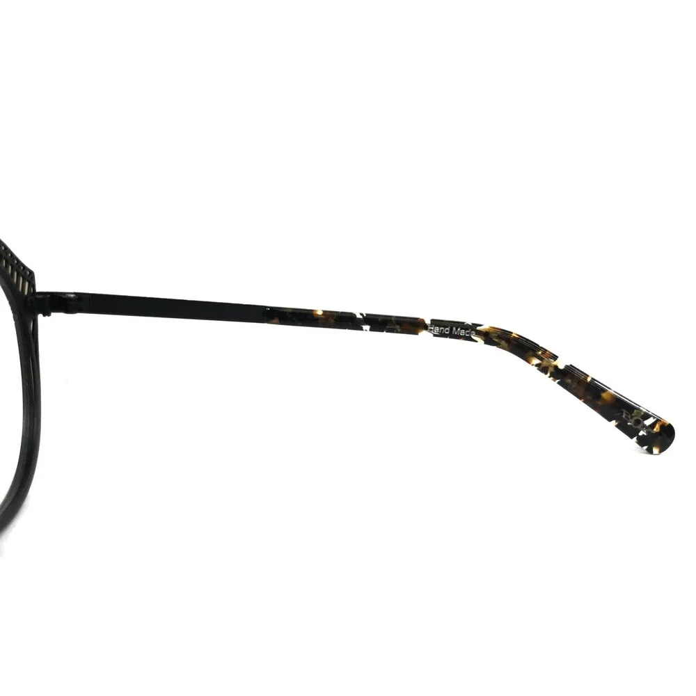 BOZ Eyeglasses Frames IVETTE 5000 Black Clear Beige Cat Eye Full Rim 52-18-140